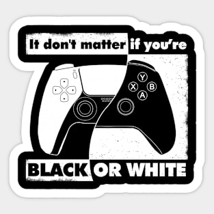 Black or White Sticker